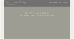 Desktop Screenshot of churchhousedesigns.co.uk