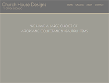 Tablet Screenshot of churchhousedesigns.co.uk